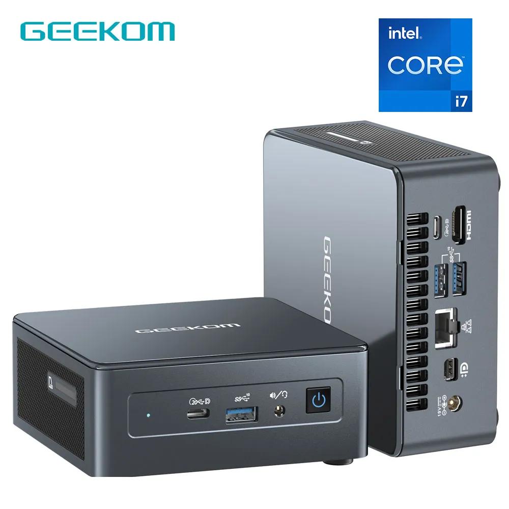 Geecom 미니 PC 컴퓨터 코어 i7-11390H Windows 11 Pro 지원 4K UHD 듀얼 WiFi 6 BT HDMI 오피스/스터디/홈